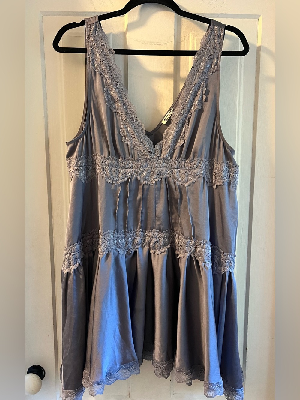 Free People Intimately In This Groove mini slip dress